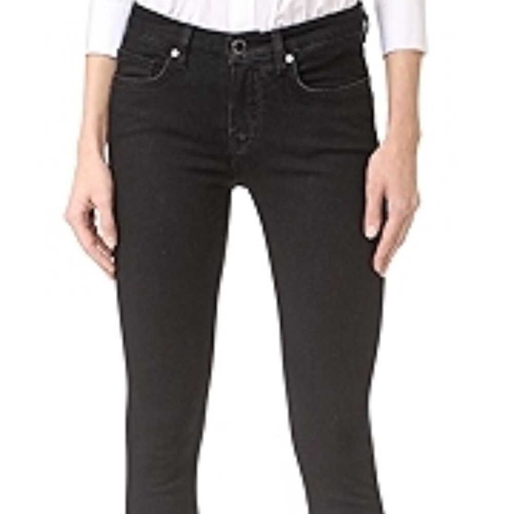 EUC Victoria Beckham Skinny Crop Jeans Black
